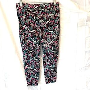 torrid leggings floral print black pink turquoise SZ 1X NWOT SZ 1 Torrid size
